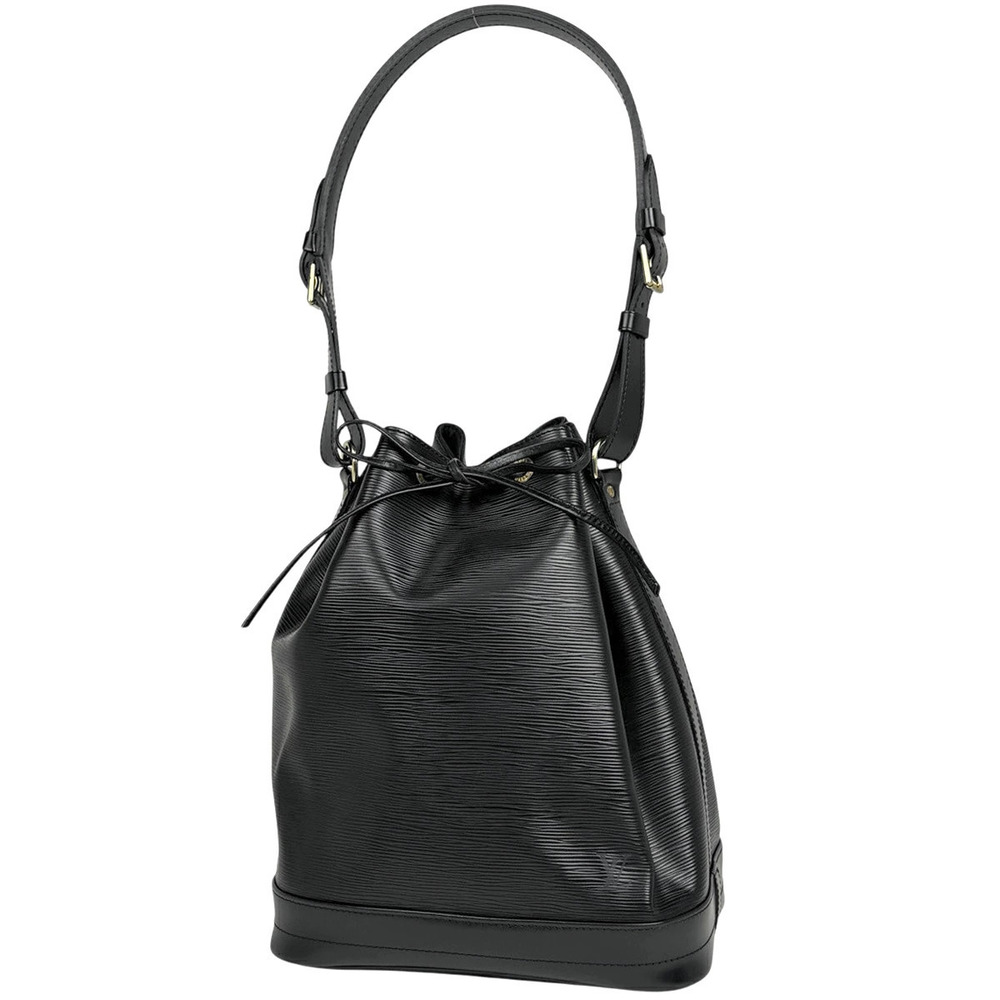 Louis Vuitton Noe Hobo Drawstring Shoulder Bag Epi Leather Noir Black